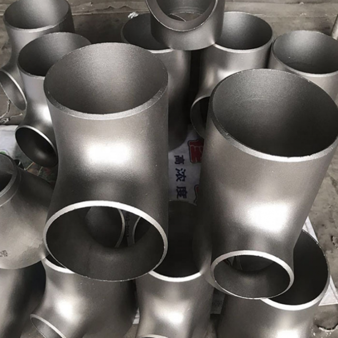 धातु निर्माता निकेल 90/10 पाइप फिटिंग UNS C70600 UNS C71500 तांबा समान क्रॉस 1