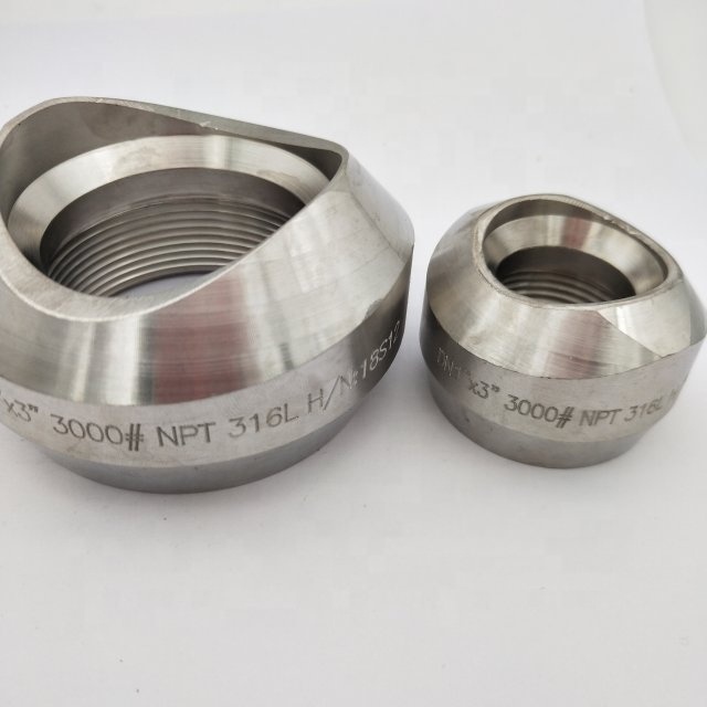 ASTM A105/A350 1" 3000LB LF2 हाई प्रेशर थ्रेडेड पाइप फिटिंग 1