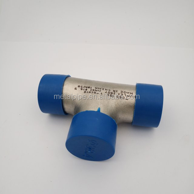 धातु तांबा निकेल पाइप फिटिंग समान टी ASME B16.9 90/10 70/30 1