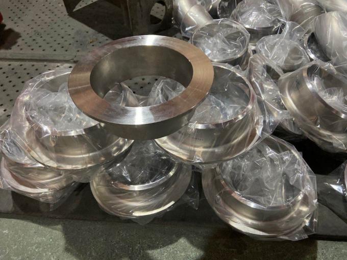 टोबो कॉपर निकेल 90/10 6' SCH40s MSS SP 43 CuNi पाइप स्टब एंड लैप संयुक्त स्टब एंड 2