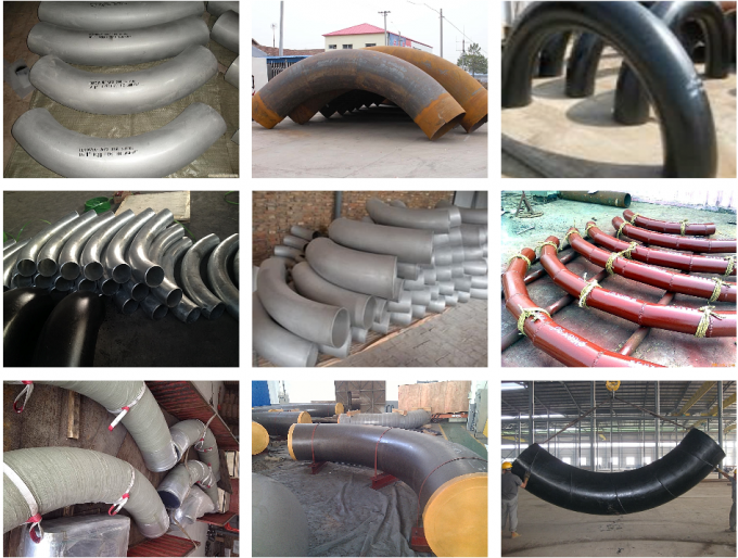 SCH40 2" अंदर पॉलिश सैनिटरी तांबा निकेल पाइप फिटिंग डिग्री कोहनी 4