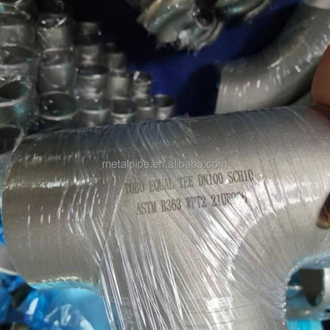 धातु तांबा निकेल फिटिंग ASME B36.19 LR/SR 2 इंच Sch10s 90 डिग्री कोहनी पाइप फिटिंग 2