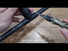 मल्टी फिट एल्युमिनियम एल्बो कवर कुशन टी पाइप फिटिंग