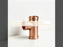 DN20 CuNi C70600 समान टी संक्षारण प्रतिरोधी फिटिंग