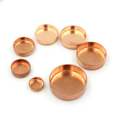 Safety & Eco-Friendliness Copper Pipe Cap ASTM B466 C70600 3'' STD