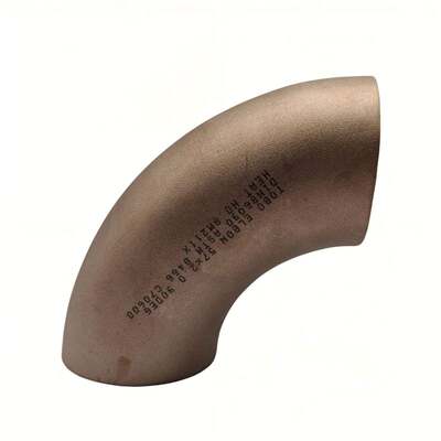 Copper Nickel ASTM B466 CuNi10Fe1.6mn 1.5D 90° 3'' Elbow