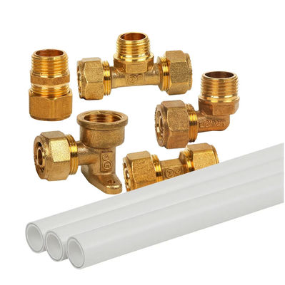 Copper Nickel Equal Tee with Threaded Connection, Delivery Based on Order Quantity