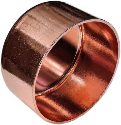 Copper Threaded Pipe Cap ANSI/DIN 150 PSI Leak-Proof End Closure Water Pipe Fitting