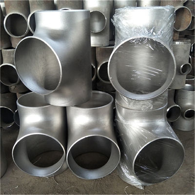 चीन ASME B16.9 जस्ती 90/10 70/30 कनेक्टर पाइप टी फिटिंग