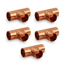 Threaded CuNi Equal Tee Water Pipe Connector Industrial Corrosion Resistant Fitting
