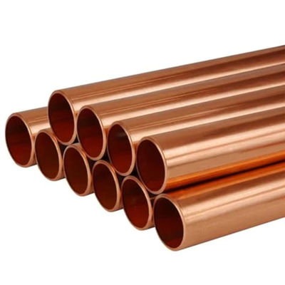 Seamless C70600 90/10 Copper Nickel CuNi Pipes for High-Temperature High-Pressure Applications - SCH80, 6M Lengths