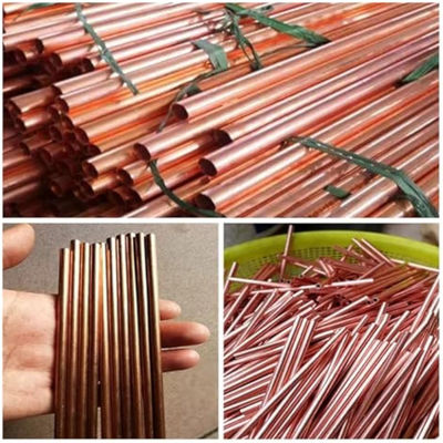 Seamless C70600 90/10 Copper Nickel CuNi Pipes for High-Temperature High-Pressure Applications - SCH80, 6M Lengths