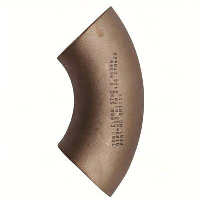 CUNI ASTM B466 UNS C70600 1.5D 90° 3'' 10Bar एल्बो ASME B16.9