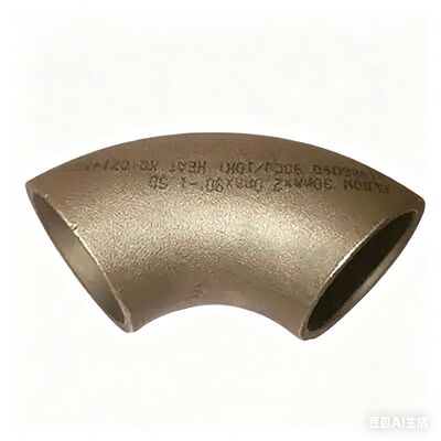 UNS C71500 CuNi 70/30 Copper Nickel Elbow, Seamless 90° LR ASME B16.9 High Strength Fitting