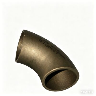 संक्षारण प्रतिरोधी CuNi 70/30 कॉपर निकल कोहनी, 90 डिग्री LR ASME B16.9