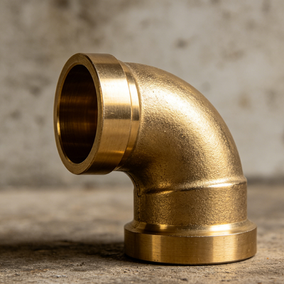 स्पेस सेविंग CuNi 70/30 कॉपर निकेल रिड्यूसिंग एल्बो, 90° SW ASME B16.5