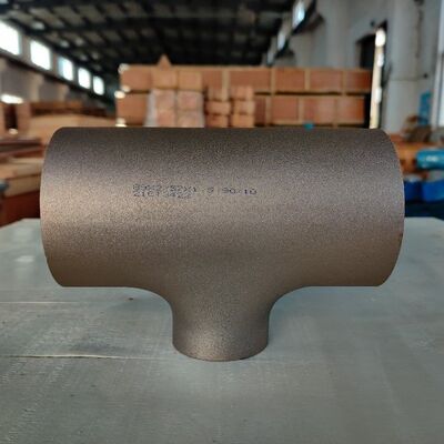 70/30 CuNi रिड्यूसिंग टी बट वेल्डिंग फिटिंग ASME B16.5 क्लास150 फोर्ज्ड ऑफशोर