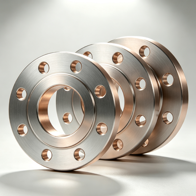 ASME B16.5 Weld Neck Copper Nickel Flange for High Pressure Marine Shipbuilding Applications